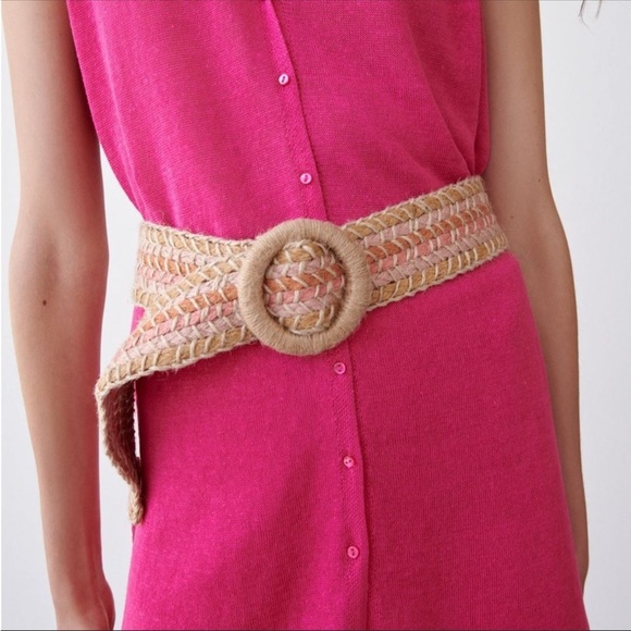 Zara Accessories Zara Braided Jute Belt Poshmark